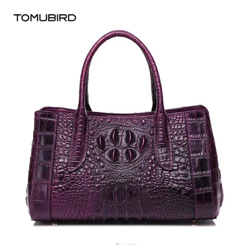 TOMUBIRD 2018 new superior genuine leather handbags brand women bag Embossed Crocodile Designer tote bag Leather shoulder bag TOMUBIRD 2018 new superior genuine leather handbags brand women bag Embossed Crocodile Designer tote bag Leather shoulder bag