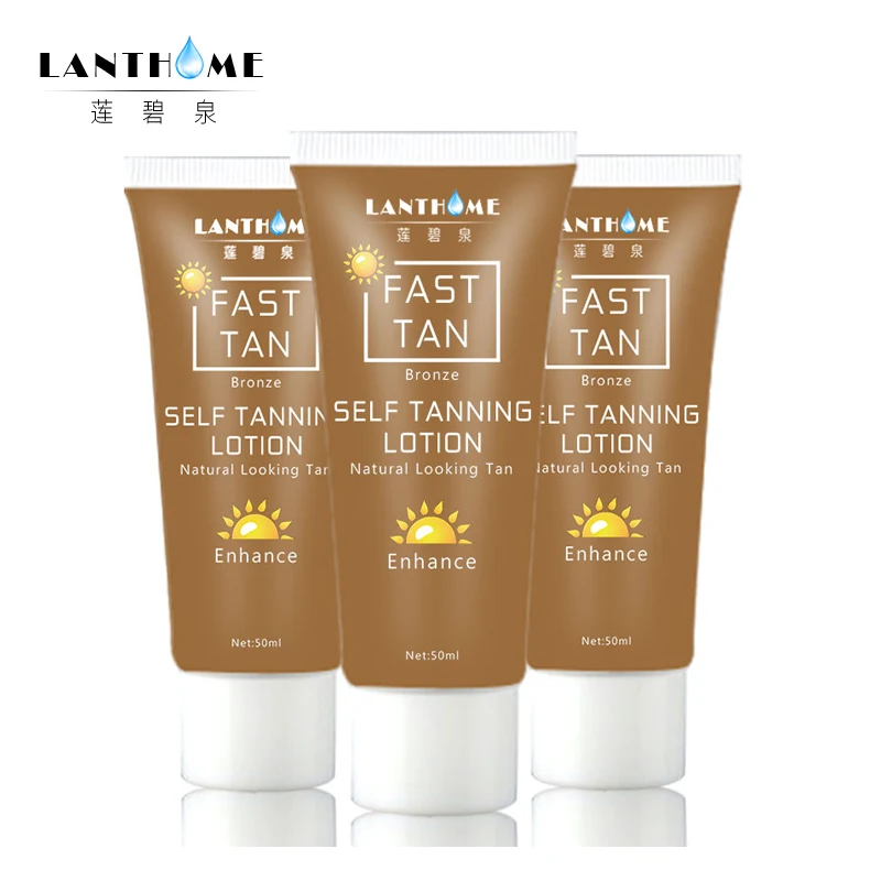 

Dropshipping Self Tan Mitt for Bronzer Face Body Solarium Cream for Day tanning Sun block makeup foundation tanner lotion