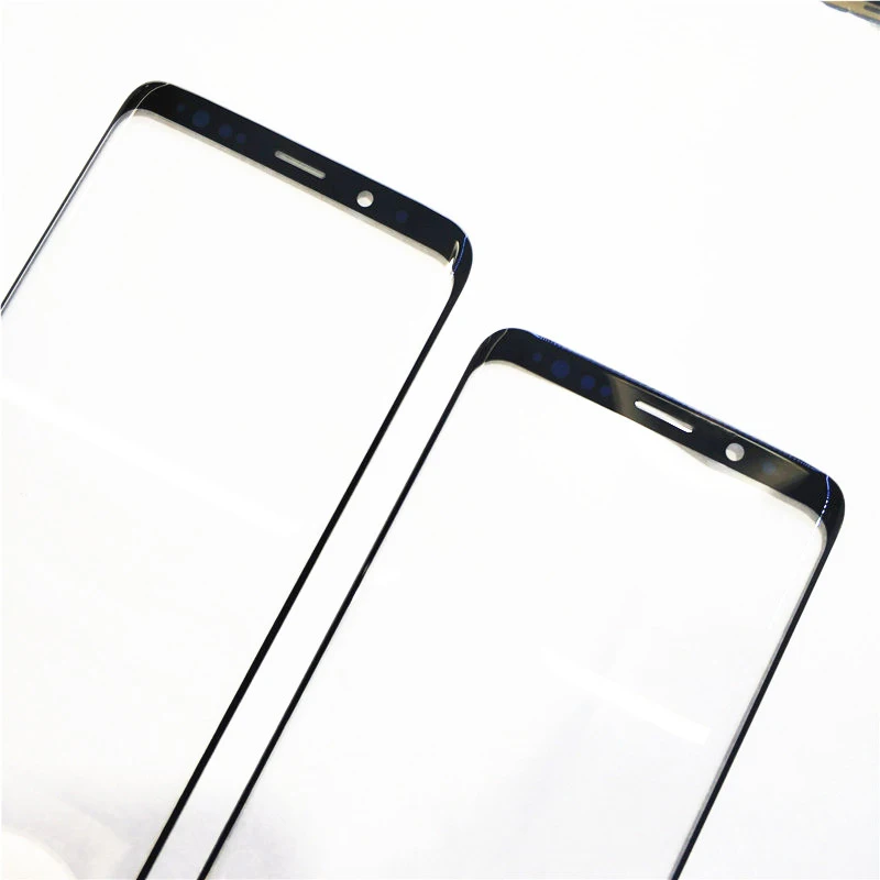 10 шт. черный для Samsung Galaxy S7 edge S8 + S9 Plus Note 8 9 передний Внешний стеклянный объектив
