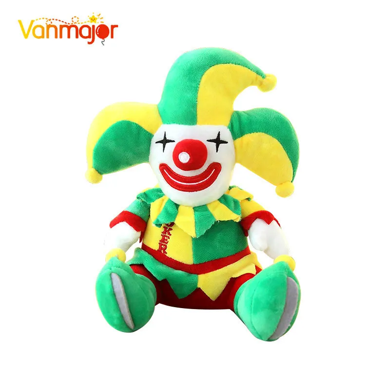 

Vanmajor 28/38cm Children's Baby Cartoon Clowns Soft Plush Doll Children Play Plush Doll Baby's Comforter Toys