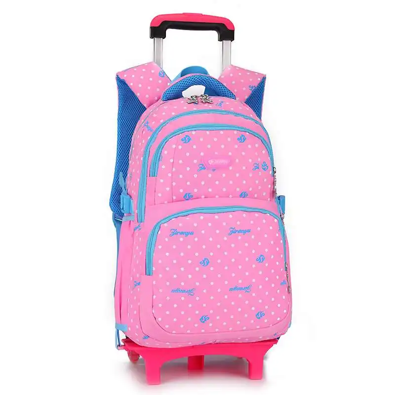 

Children's Travel Luggage Backpack on wheels Girls Boy's trolley Backpack with wheel for shcool Kids Rolling Bag School