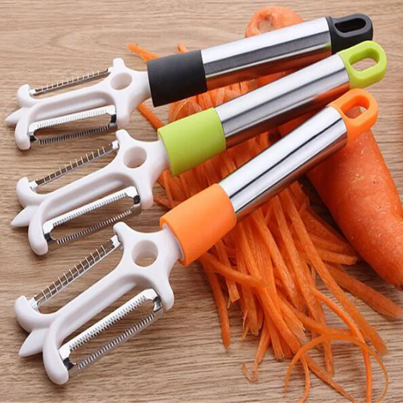 2 in 1 Vegetable Peeler Citrus Fruit Peeler for Orange Lemon Cocktails