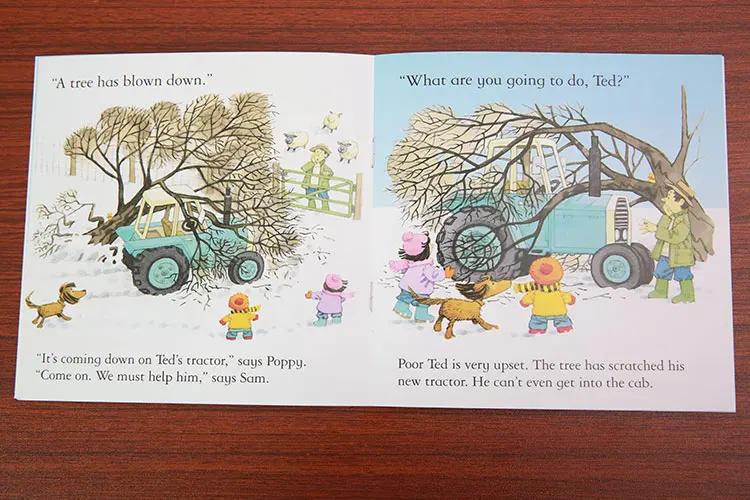 Educativos para Crianças Livros Conjunto Usborne História Imagem Farmyard Contos Bebê Famoso Inglês Livro Brinquedos 15x15 cm 20 - 13 farmyard contos bebê famoso inglês imagem livro