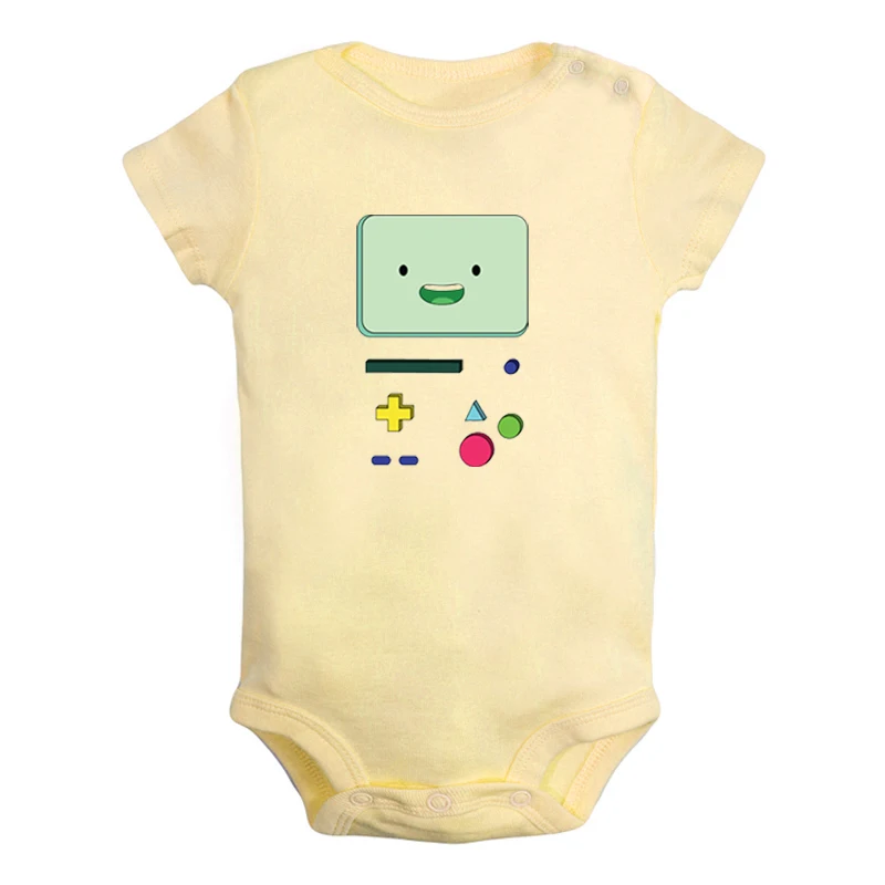 Милый Beemo BMO Adventure Time собака Jake дизайн для новорожденных мальчиков и девочек униформа-комбинезон с принтом для младенцев, боди, одежда хлопковые комплекты - Цвет: JaBaby035YD