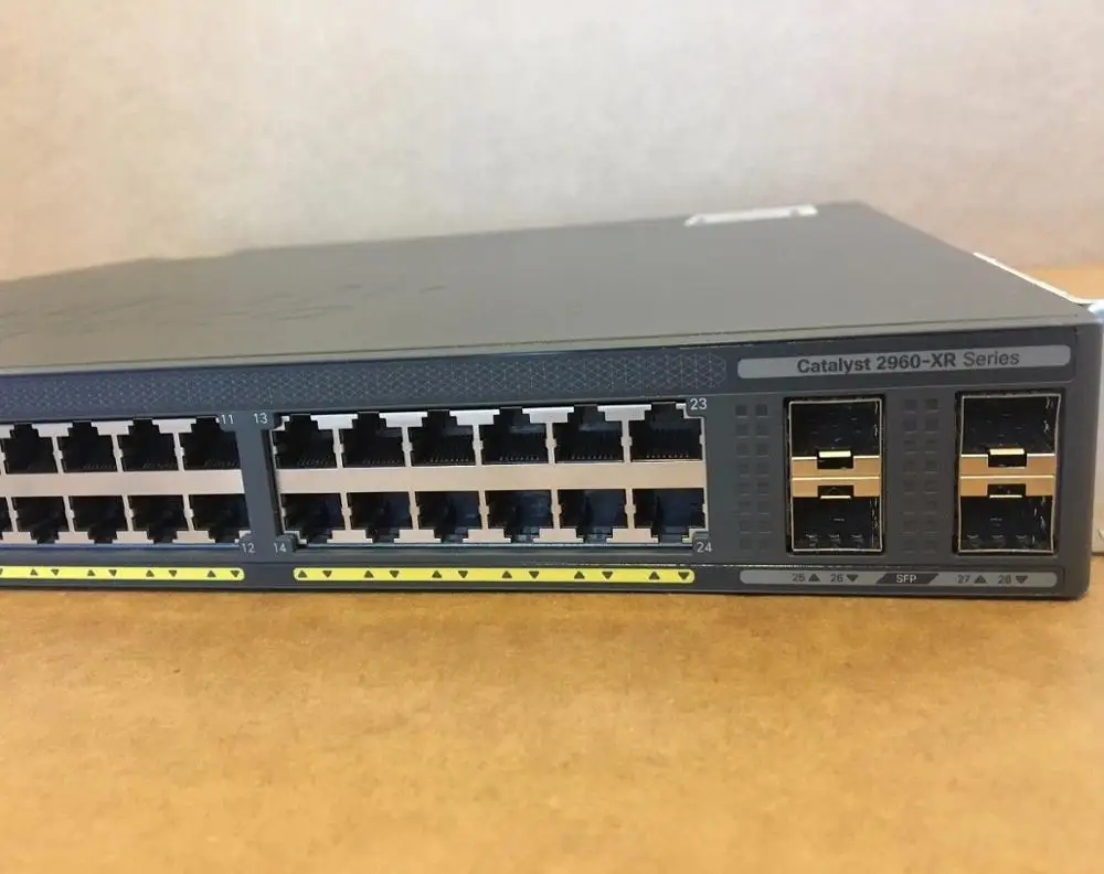 Новый CISCO WS-C2960XR-24PS-I коммутатор POE сеть интеллектуальное управление 24 GigE PoE 370 W 4x1G SFP