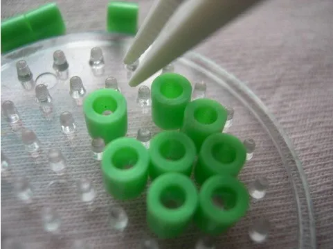 Plastic Clip For Fuse Beads, PUPUKOU Beads tool  Iron Jewelry Beads Accessories Tools Tweezers 2