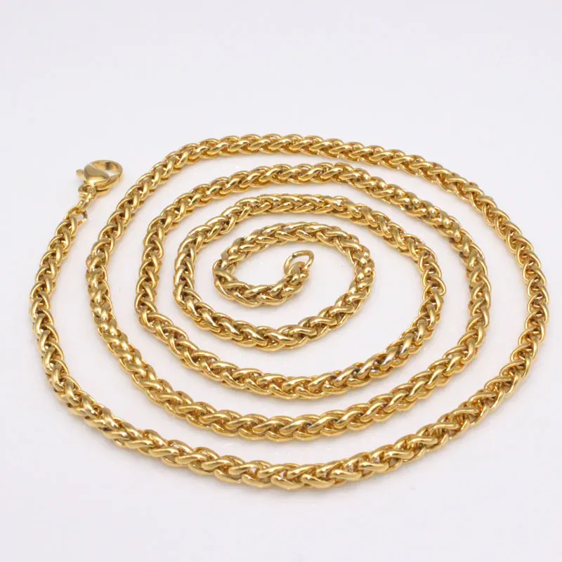 

Width 5 mm / 0.12 inch 60 cm chain stainless steel Hip-hop necklace