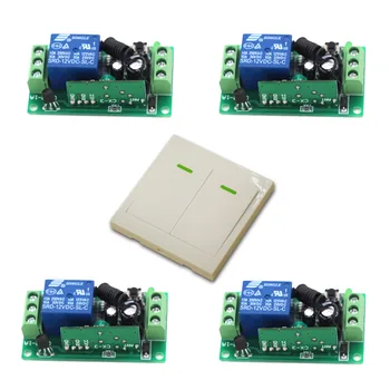 

315Mhz Wireless Relay Module Switch Remote Control Switch 9V/12V/24V 1CH 10A Receiver 2CH Wall Transmitter For Light Lamp