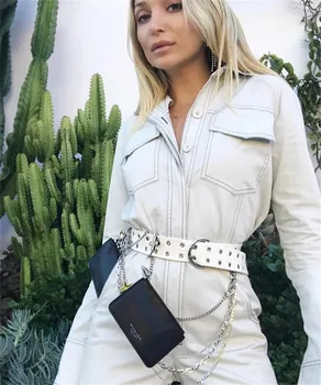 

Autumn Personality Denim Jeans Jumpsuit Rompers women white Tight Sashes Siamese Jumpsuit Women Jumpsuit Long Sleeve Rompers