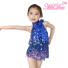 MiDee, чечётка, джаз костюм шины с блестками платье для сцены, одежда для сцены Карнавальный костюм для девочек сценический конкурсное выступление наряд