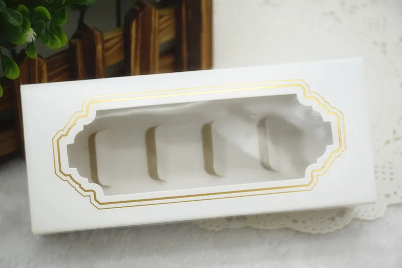 new 2018 hot Window Macaron boxe cake box gift 50PCS/LOT | Дом и сад