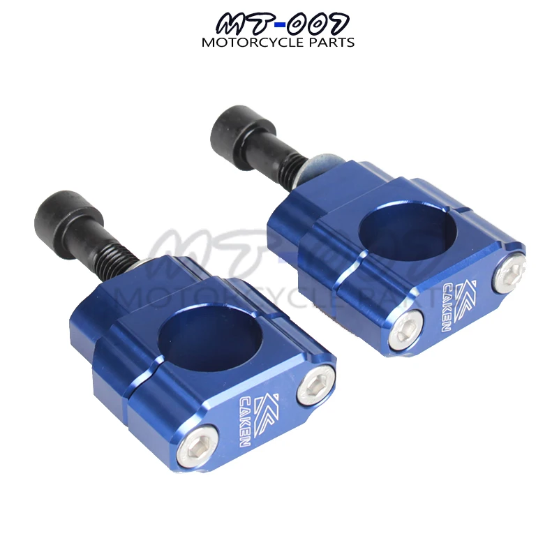 Handlebar bar mount Fat Bar Riser Clamps mounts M12 CNC Aluminum 7/8