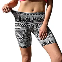 Спортивные шорты с высокой талией для женщин, сексуальные леггинсы, шорты для занятий йогой и фитнесом, женские шорты для бега с принтом, короткие шорты Deportivo Mujer# F30ST26