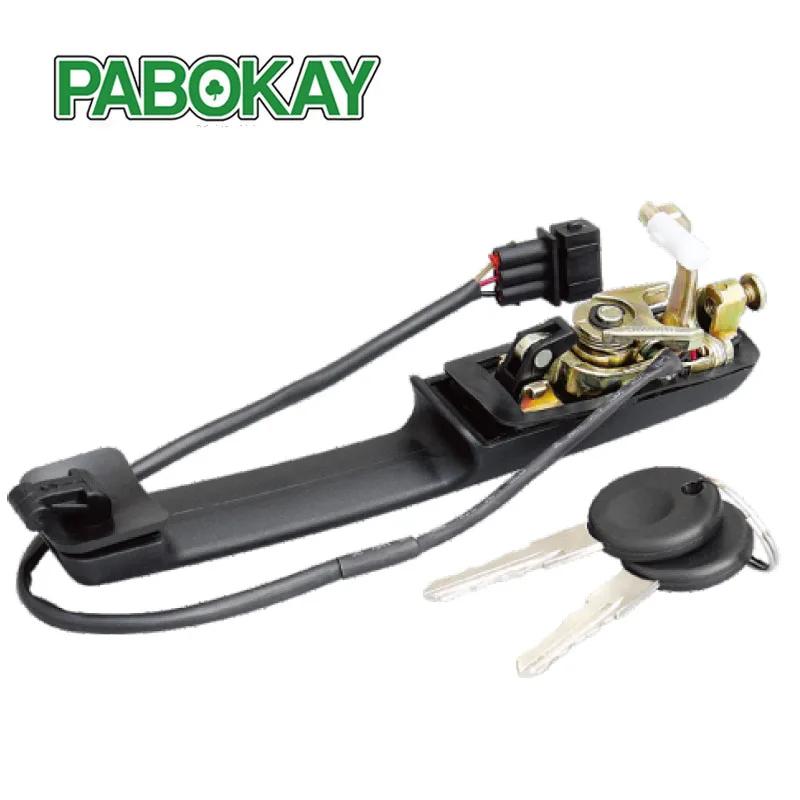 FOR VW PASSAT B3 88 93 OUTER RIGHT FRONT DOOR HANDLE CENTRAL LOCK W KEYS 357837208A