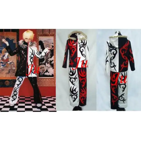 Gazette Ruki viary J Rock куртка брюки Косплей Костюм на заказ [CK599]