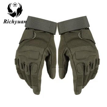 Military Tactical Gloves Outdoor Sports Army Full Finger Combat 4