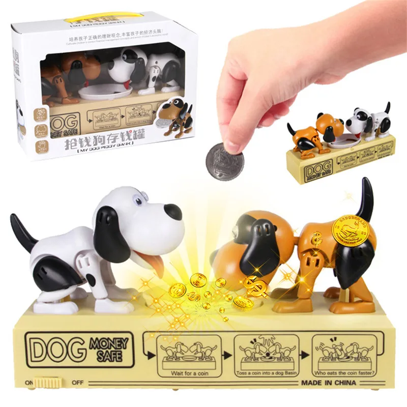 Creative Gift Robotic Dog Money Box Money Bank Automatic Stole Coin