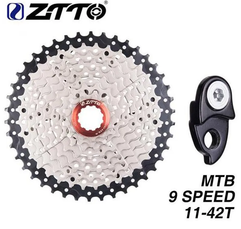 Ztto MTB велосипедная обгонная муфта 9 Скорость 11-42 т кассета горный запчасти для велосипеда широкого соотношения совместимый для M430 M4000