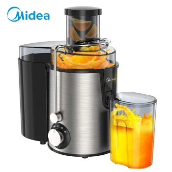 

Midea Household Health Manual Piston Large Caliber Two Speeds Juicer Juice Machine Stainless Steel Fuselage Juice Making