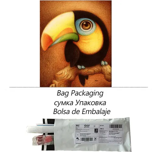 Baru Diamond Bordir Burung Pelatuk 5d Diy Menjahit Burung Cross