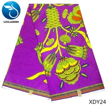 LIULANZHI Анкара принт голландский воск ткань настоящий воск хлопок Африканский Воск Ткань 6 ярдов/pcsXDY