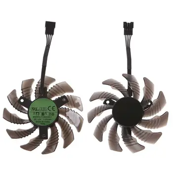 

12V Graphics Card 4Pin Cooling Fan For Gigabyte GTX1050 1060 1070 1080 N960 N970