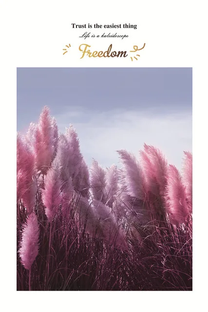 Nordic-Scenery-Canvas-Painting-Seascape-Painting-Violet-Plant-Art-Minimalist-Picture-Art-Print-Living-Room-Bedroom.jpg_640x640