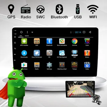 

10.1/9inch Android 9.1 2din Car Radio GPS Navi Autoradio Car Multimedia Player Audio Player Autoradio Bluetooth FM Wifi