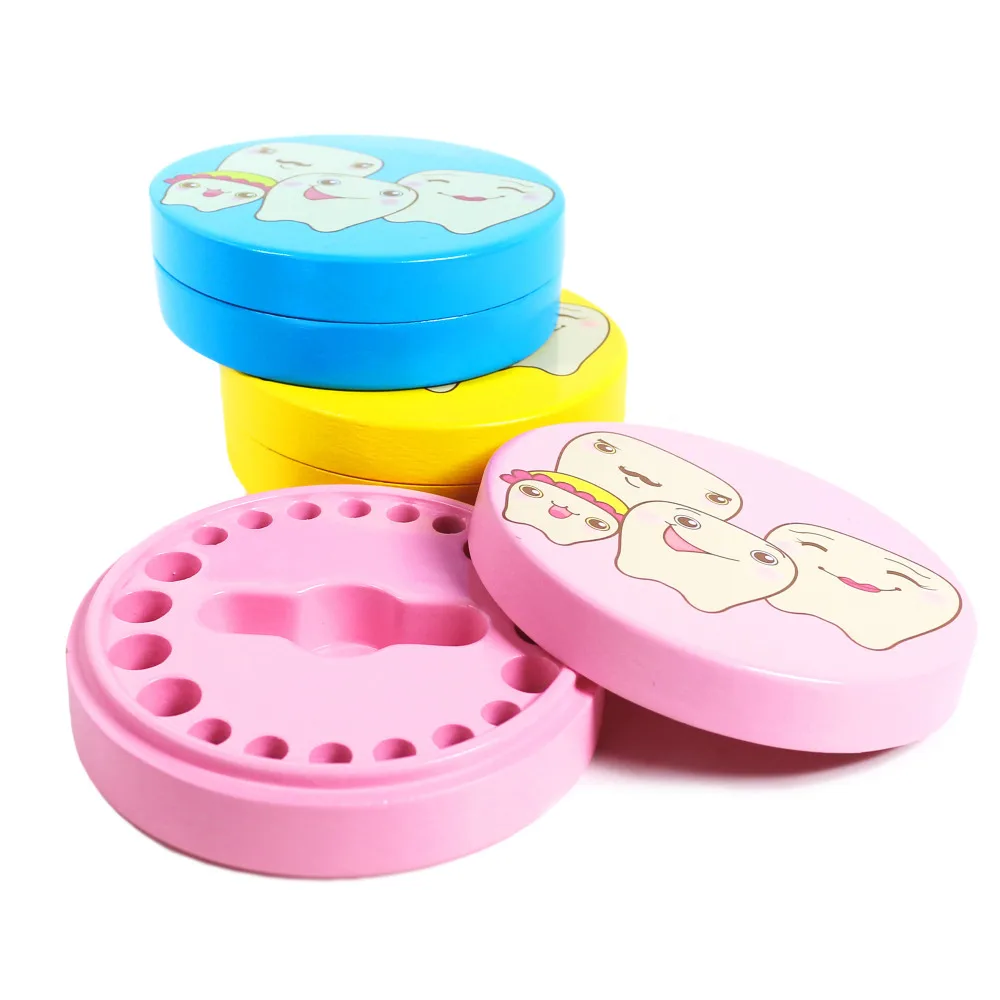 Teeth Box Organizer for Baby Save Milk Teeth Wood Storage Box Great