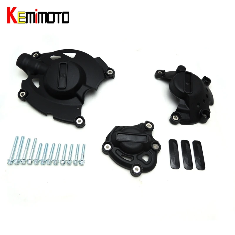 

KEMiMOTO R1 Motorcycle Engine Guard Cover Set Engine Cover Protector for Yamaha YZF-R1 2015-2016