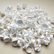 500 шт. Большой размер Одноразовые Пластиковые чернила для татуажа Кольца для бровей/губ пигментные Держатели/контейнер/чашки