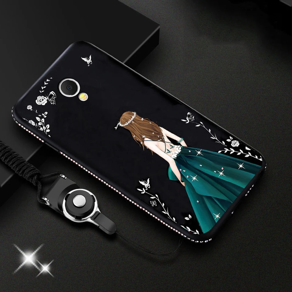 Модный красивый блестящий чехол со стразами для Meizu M5 Note Роскошный свадебного