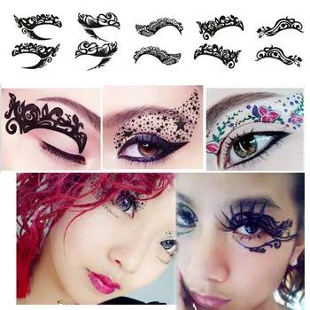 

Temporary Tattoo Eyeshadow Lace Sticker Eyeshadow Liner Eyelid Makeup Decoration Eye Stickers Tools Styles Party