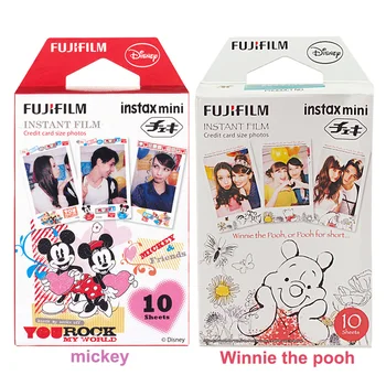 

Genuine 20 Sheets Fujifilm Fuji Instax Mini 9 Film Mickey and Winnie For Mini 9 8 7s 70 90 25 SP-1 SP-2 Liplay Instant Cameras
