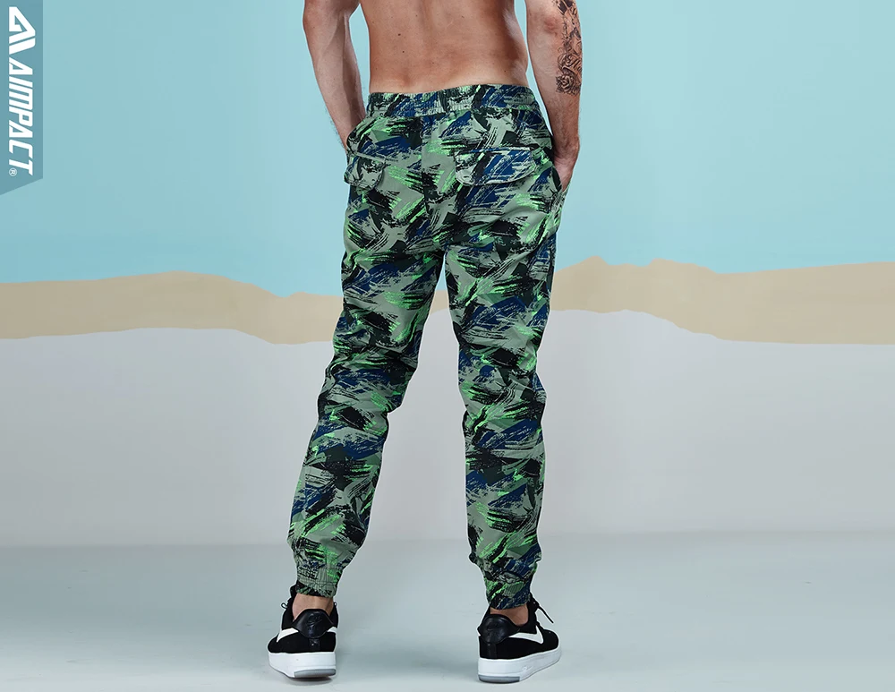 Aimpact 2018 Spring Men Casual Fashion Camo Jogger Pant Man Cotton Fitted Trace Twill Pant Male Straight Tapered Trousers AM5011 (12)