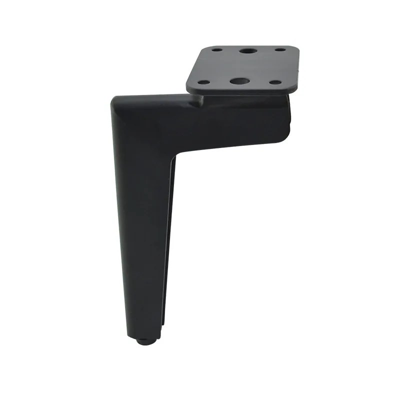 4pcs Metal Furniture Legs 18cm Black Table Cabinets Feet Sofa Bed
