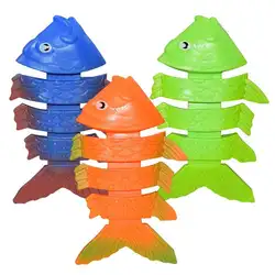 3 шт., летние игрушки для бассейна, зеленые пластиковые игрушки для дайвинга с рыбками, Детские тренировочные игрушки для дайвинга, детские