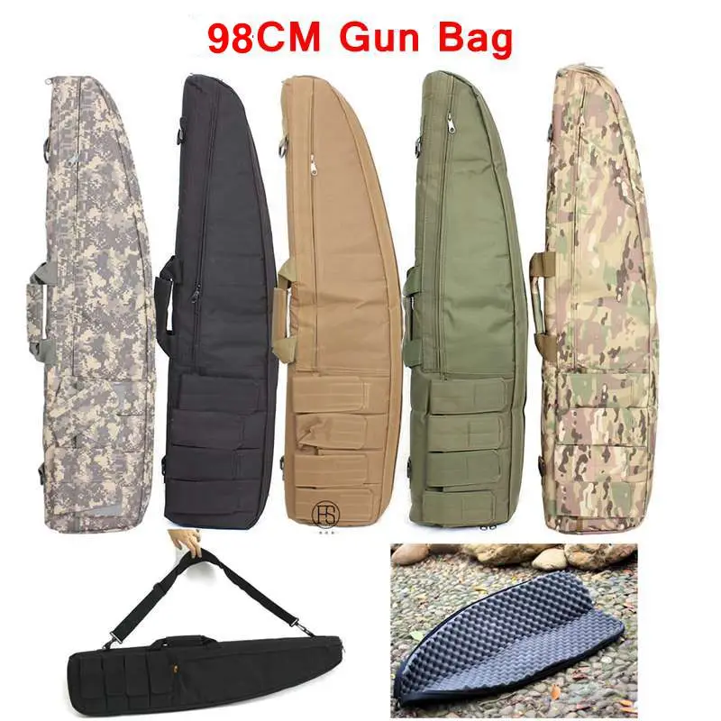 Tactical Gun Bag 98CM Airsoft Rifle bag Waterproof Riflescope Pack