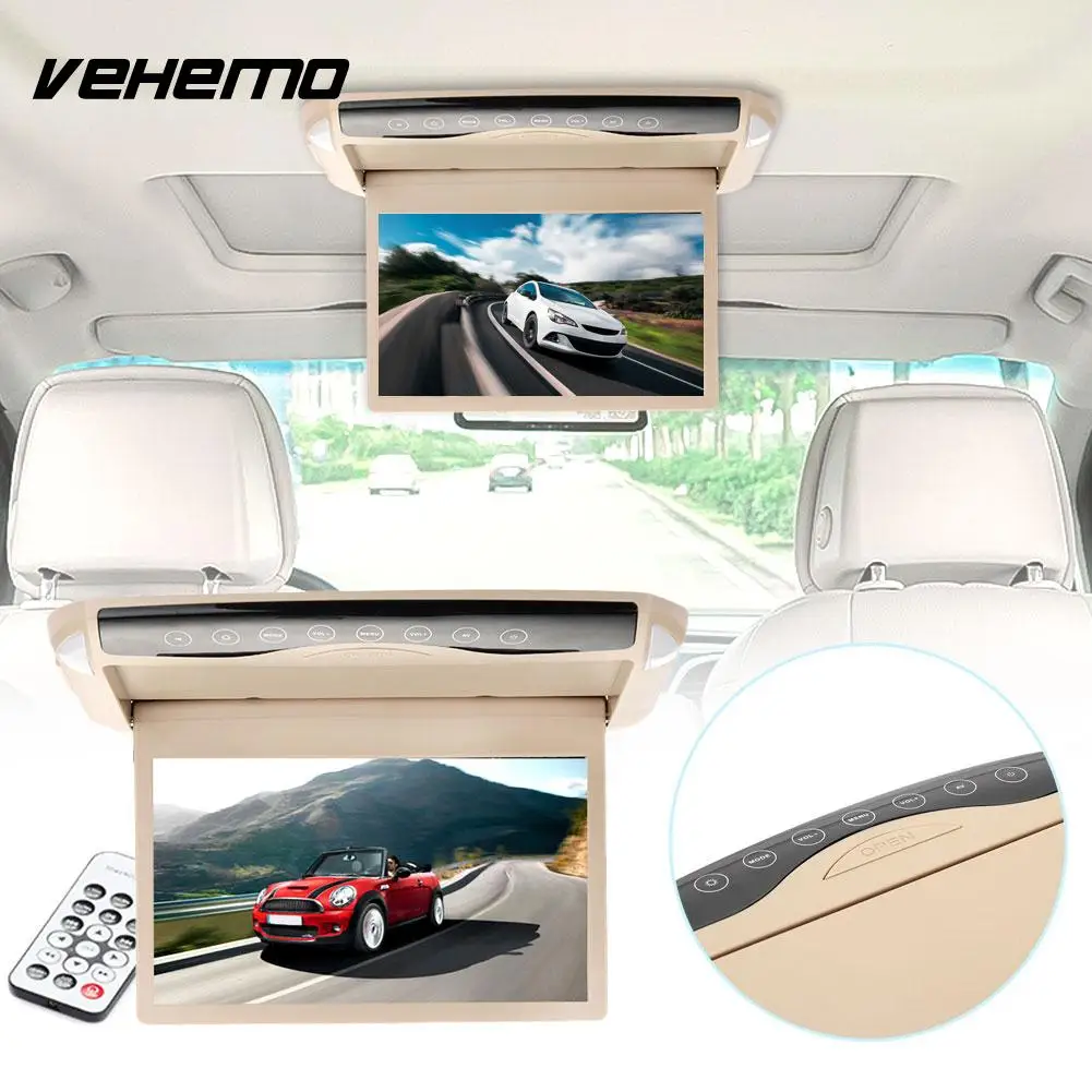 

Vehemo Ceiling Mount HD Car MP5 Touch Screen Audio Player Multimedia Player Universal Video Player Premium Quality Bluetooth