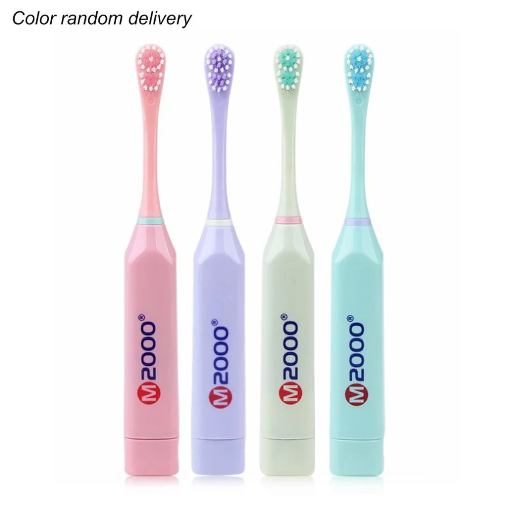 Ultrasonic Electric Toothbrush Soft Brush Vibrating Motion Waterproof