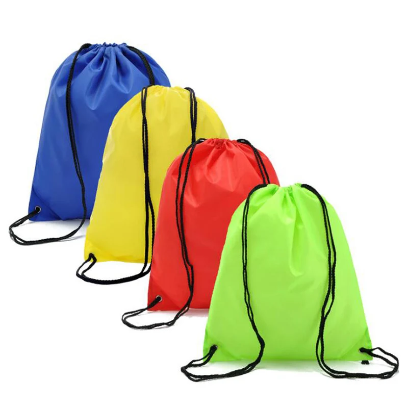 2017 New Fitness Bag Increase Solid Color Padded Waterproof Drawstring