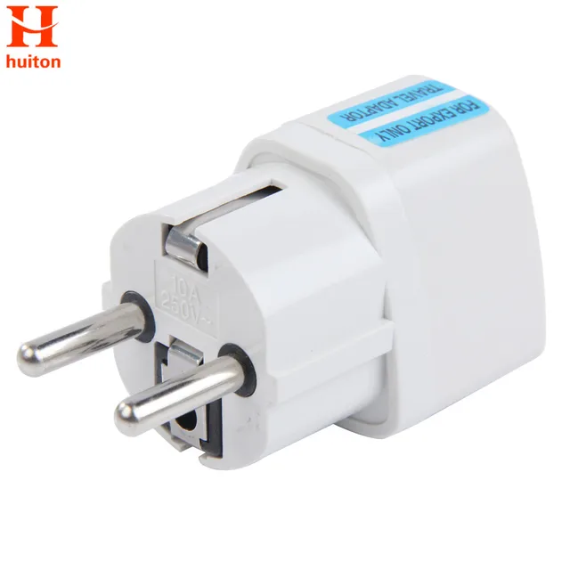 Aliexpress Hot International Travel Universal Adapter Hot International Travel Universal Adapter Electrical Plug For Uk Us Eu Au To European Socket Converter White 10pcs