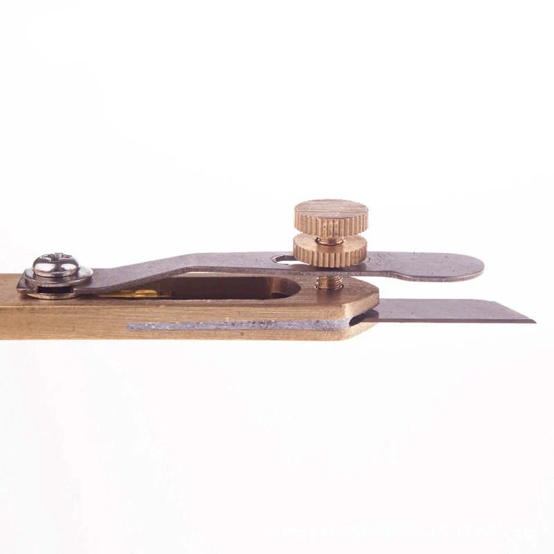 Новые инструменты для поделок из кожи, нож для резки, медный нож для обрезки+ лезвие