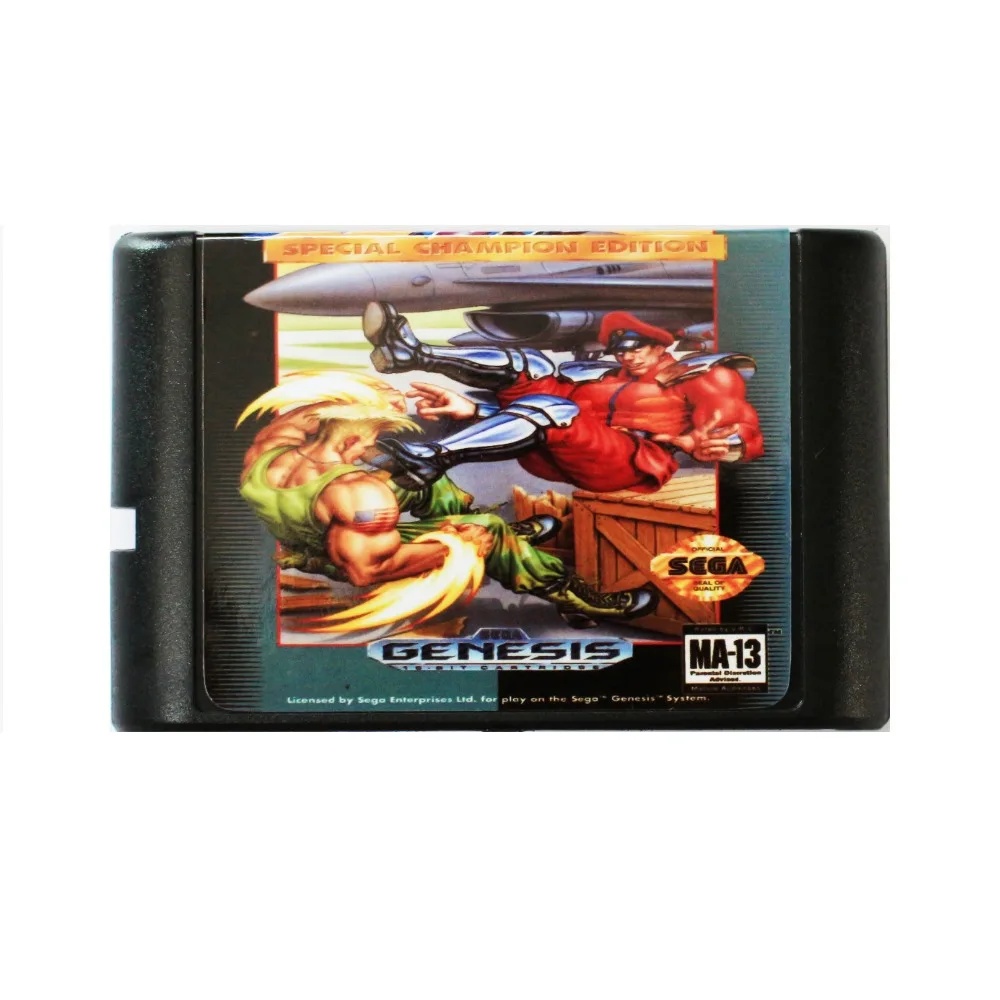 

Street Fighter II Special Champion Edition 16 bit MD Game Card For Sega Mega Drive For SEGA Genesis
