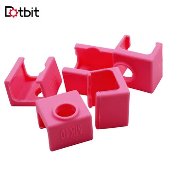 

MK10 Nozzle Silicone Heat-resisting Protective Casing Sock for 3D Printer Wanhao I3 Qidi Flashforge