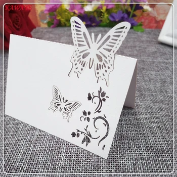 

100Pc Celebration Name Table Place Card Personality Laser Cut Name Card Wedding Birthday Party Table Card Seats Decoration 5ZZ08
