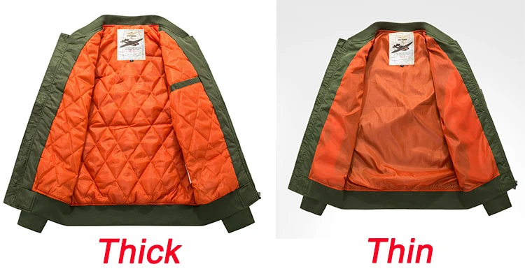Spring& Autumn Men Bomber Flight Pilot Jacket Men Ma-1 Flight Jacket Pilot Air Force Male Army Military Motorcycle race coats