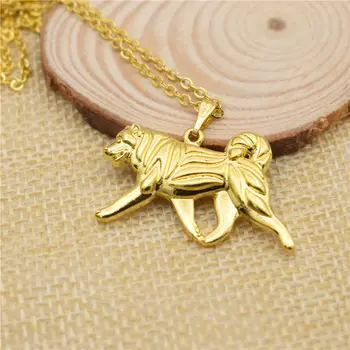

LPHZQH Fashion Cartoon Boho Chic Border Collie Dog Choker Pendant Women Necklace Charm Collar Jewelry Personality Christmas Gift