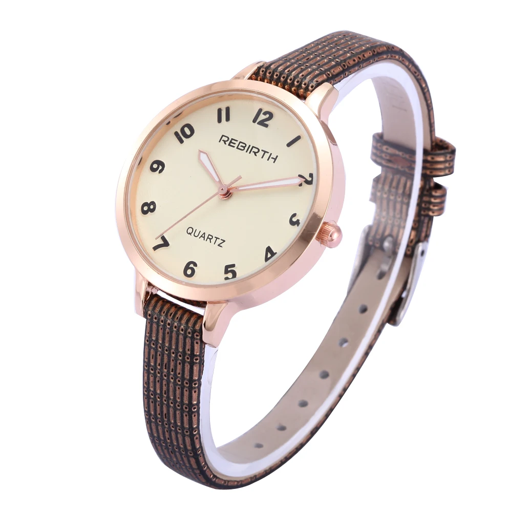 

2016 Casual Women Watch, Fashion Women's Water Resistant Watches Leather Strap Quartz Wrist Watch Female Dress Relogio