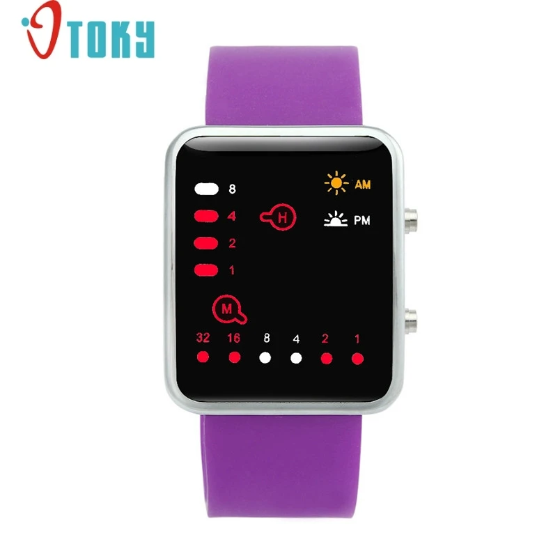 رواية تصميم الساخن المرأة رجل الرقمية الأحمر LED ساعة رياضية ثنائي ساعة اليد سيليكون May31 2019 رواية تصميم الساخن المرأة رجل الرقمية الأحمر LED ساعة رياضية ثنائي ساعة اليد سيليكون May31 2019